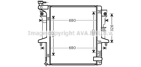 AVA QUALITY COOLING Radiators, Motora dzesēšanas sistēma MTA2202